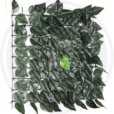 SIEPE SINTETICA A FOGLIE LAURO ASCOT SCHERMATURA TOTALE MT. 1,5X3