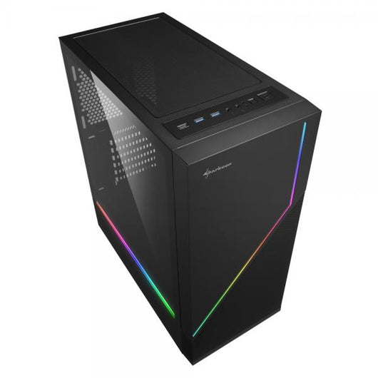 SHARKOON CASE RGB FLOW, ATX, 7 SLOTS EXPANSION, 2 USB 3.0, 1 USB 2.0DRIVE BAY DA 2,5''/3,5''