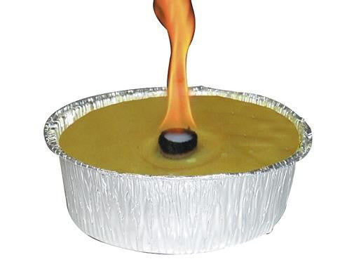 SET 24PZ CERI ALLA CITRONELLA IN VASCHETTA ALLUMINIO CM.17