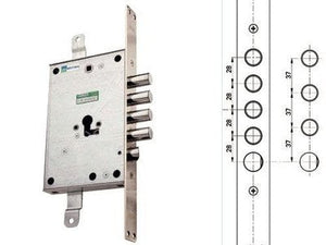 SERRATURE SERRATURA MOTTURA PER PORTE BLINDATE 85.771 4 CATENACCI