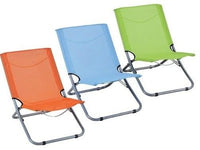 SEDIE SPIAGGIA PIEGHEVOLI SPIAGGINA MARE SPIAGGIA CM. 48x56xH70