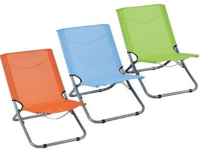 SEDIE SPIAGGIA PIEGHEVOLI SPIAGGINA MARE SPIAGGIA CM. 48x56xH70