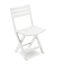 SEDIA DA GIARDINO PIEGHEVOLE BIRKI IN POLIPROPILENE ROBUSTO CM. 44X41X78H PZ. 2