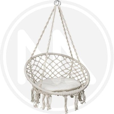 SEDIA A DONDOLO MACRAME CM. 60X80X120