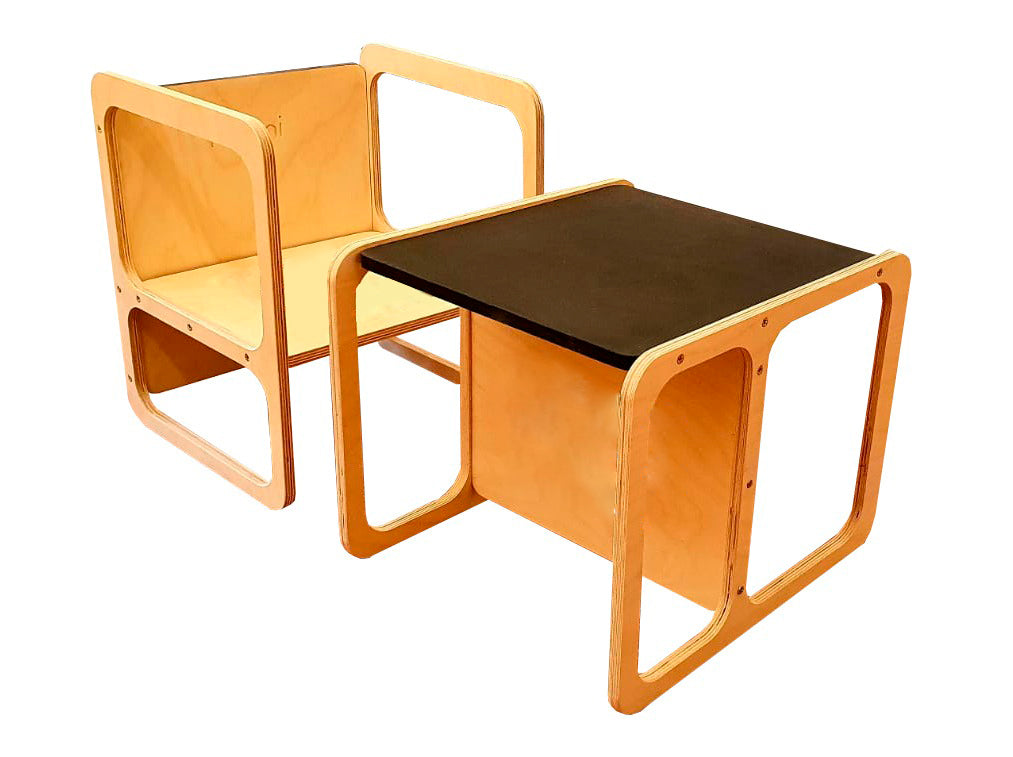 Sedia + tavolino multifunzione