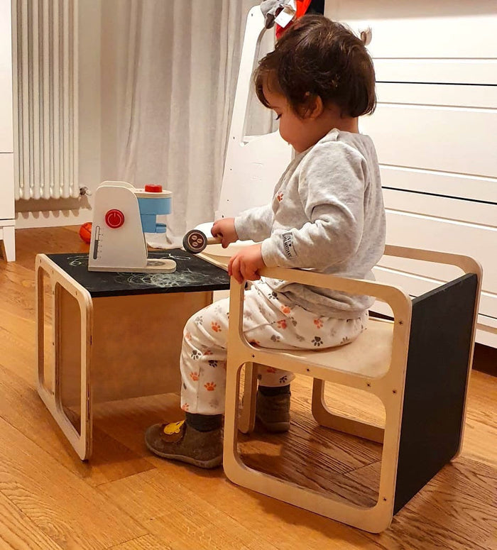 Sedia + tavolino multifunzione