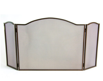 SCHERMI PARASCINTILLE TRENTO CON ALI LATERALI IN FERRO BATTUTO CM. 110