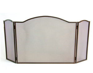 SCHERMI PARASCINTILLE TRENTO CON ALI LATERALI IN FERRO BATTUTO CM. 97X1X48