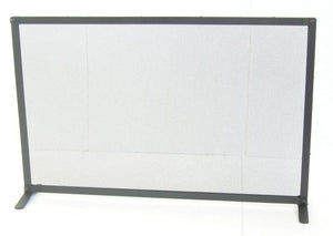 SCHERMI PARASCINTILLE RIBATTINO IN FERRO BATTUTO CM. 80X18X52