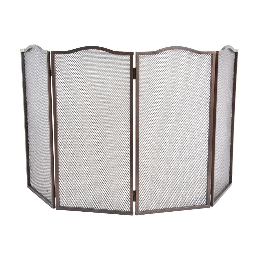 SCHERMI PARASCINTILLE TRENTO CON 4 ANTE IN FERRO BATTUTO CM. 101X1X51