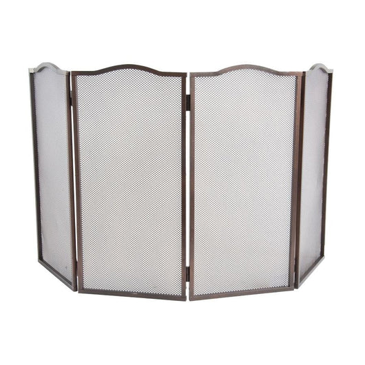 SCHERMI PARASCINTILLE TRENTO CON 4 ANTE IN FERRO BATTUTO CM. 101X1X51