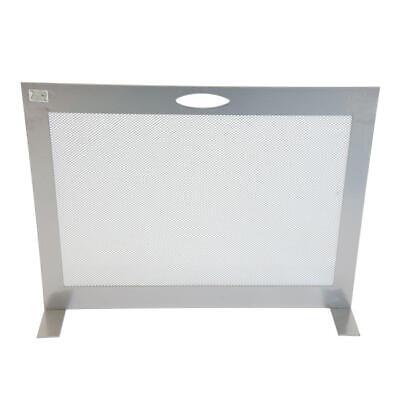 SCHERMI PARASCINTILLE RETTANGOLARE MODELLO CHROME IN FERRO BATTUTO CM.60X16X46