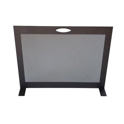 SCHERMI PARASCINTILLE RETTANGOLARE MODELLO GRAFFITE IN FERRO BATTUTO CM.60X16X46