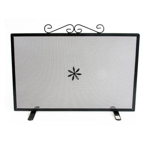 SCHERMI PARASCINTILLE RETTANGOLARE CM 50X18X43 IN FERRO BATTUTO