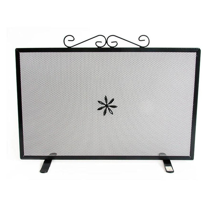 SCHERMI PARASCINTILLE RETTANGOLARE CM 50X18X43 IN FERRO BATTUTO