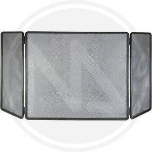 SCHERMI PARASCINTILLE NERO VARNA 3 ANTE MAURER 100x45H ATTREZZI PER CAMINO