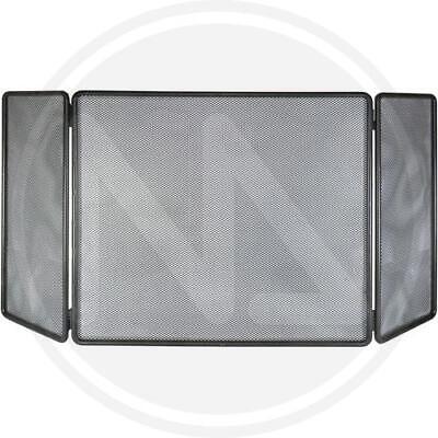 SCHERMI PARASCINTILLE NERO VARNA 3 ANTE MAURER 100x45H ATTREZZI PER CAMINO