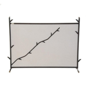 SCHERMI PARASCINTILLE NATURA IN FERRO BATTUTO CM.65X13X46