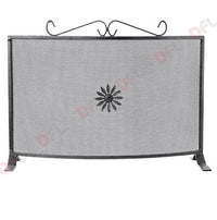 SCHERMI PARASCINTILLE IN FERRO BATTUTO MODELLO FISSO CM. 62- H42