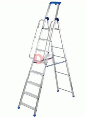 SCALE SCALA PROFESSIONALE DOPPIA CON MANIGLIONI 12 GRADINI EN131-PORTATA 150 KG