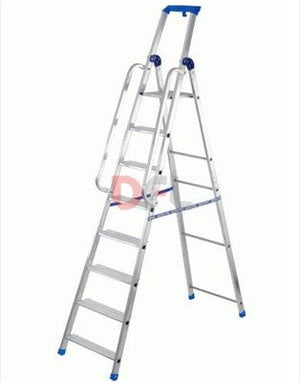 SCALE SCALA PROFESSIONALE DOPPIA CON MANIGLIONI 10 GRADINI EN131-PORTATA 150 KG