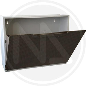 SCARPIERE SCARPIERA MODULARE IN RATTAN MARRONE UNIKA CM.51x17x41H