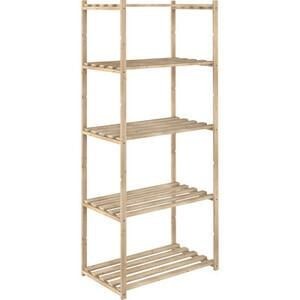 SCAFFALI SCAFFALE IN PINO BASICO 5 RIPIANI CM. 65X40XH171