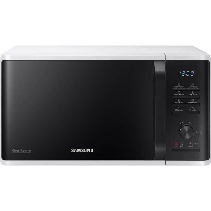 SAMSUNG - Solo microonde 23l / Comando elettronico + pulsante / Funzione Keep warm / Quick Defrost defrost / Steamer