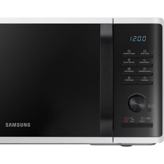 SAMSUNG - Solo microonde 23l / Comando elettronico + pulsante / Funzione Keep warm / Quick Defrost defrost / Steamer