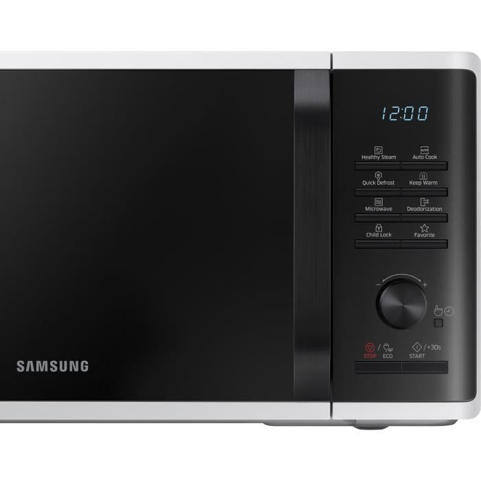 SAMSUNG - Solo microonde 23l / Comando elettronico + pulsante / Funzione Keep warm / Quick Defrost defrost / Steamer
