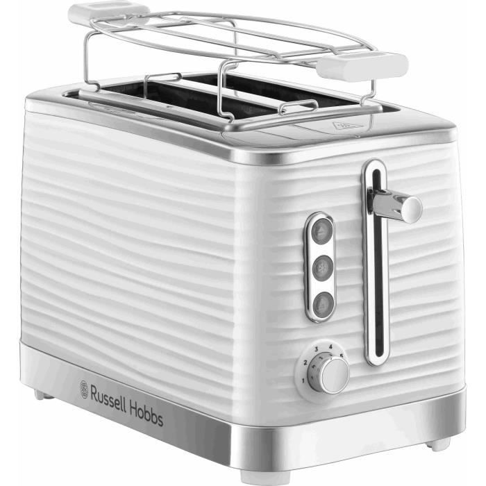 Russell Hobbs 24370-56 Inspire XL tostapane tostapane, controllo doratura, scongelamento, riscaldamento, scalda forno - bianco