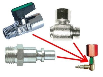 RUBINETTI COMPLETI PER SCUOTITORI ABBACCHIATORI PNEUMATICI OLIVE