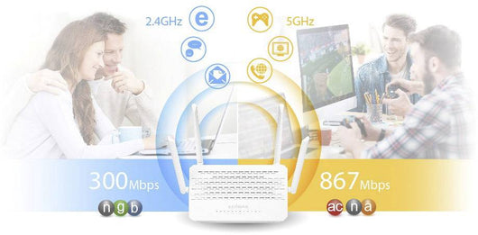 Router WLAN Dual Band 2.4/5 GHz 1200 MBit/s, BR-6478AC V3