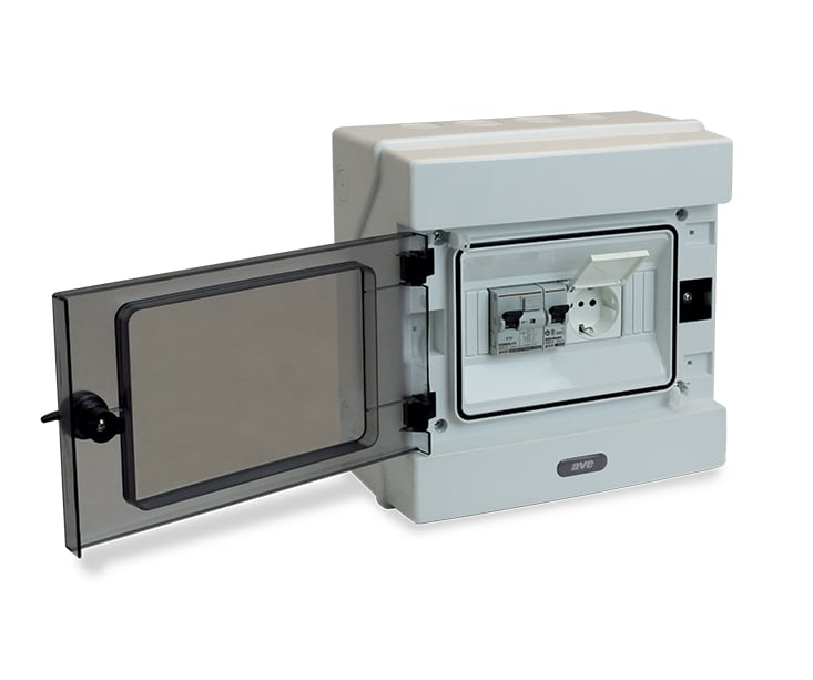 Quadro Elettrico IP65 da Parete 12 Moduli DIN