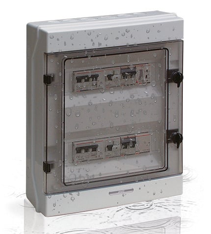 Quadro Elettrico IP65 da Parete 24 Moduli DIN