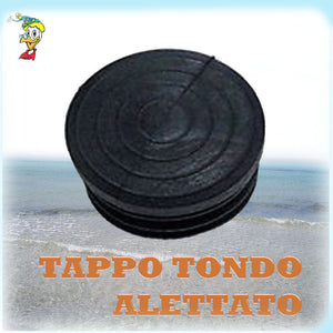 PUNTALE TAPPO DI PROTEZIONE ALETTATO TONDO MM. 30 PZ. 100