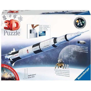 Puzzle 3D Razzo spaziale Saturn V - Ravensburger - 440 pezzi - NASA - A partire da 8 anni