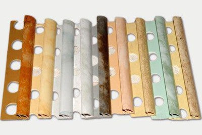 PROFILO PER PIASTRELLE JOLLY IN PVC MM. 10 MARMORIZZATO H. CM. 250 PZ.10