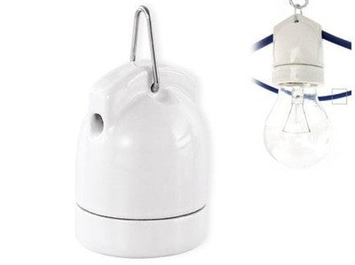 PORTALAMPADA PORCELLANA IN&OUT 30162 ATTACCO E27 ILLUMINAZIONE