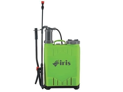 POMPE POMPA A SPALLA IRIS GARDEN IN PLASTICA ANTICORROSIONE DA LT.12 O LT. 16