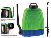 POMPE POMPA A SPALLA A PRESSIONE PER IRRORAZIONE IN PLASTICA GDM INIQUA 16LT.