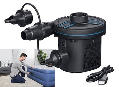 POMPE POMPA GONFIAGGIO PER MATERASSINI RICARICABILE BESTWAY 62260