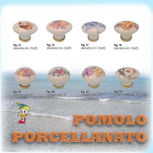 POMOLI IN PORCELLANA CON SERIGRAFIA FIG. 3