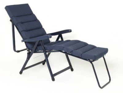 POLTRONA SDRAIO 6+1 POSIZIONI BOMBER CON POGGIAPIEDI COLORI ASSORTITI