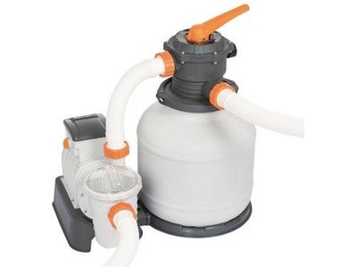 POMPA FILTRO A SABBIA PER PISCINE BESTWAY 58499 DA 7571LT MANUTENZIONE PISCINA