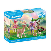PLAYMOBIL 71800 Duo di fate con animali della foresta