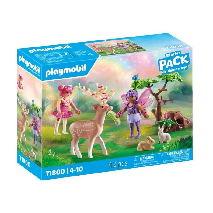 PLAYMOBIL 71800 Duo di fate con animali della foresta