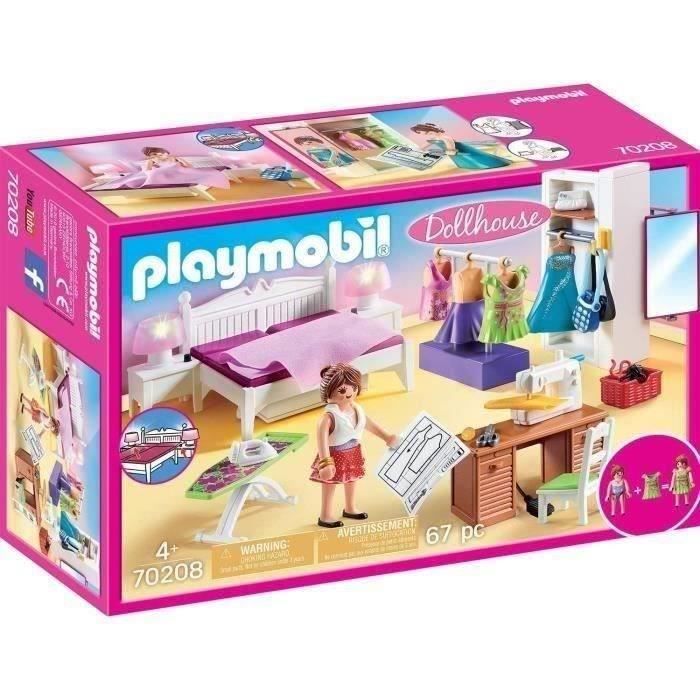 PLAYMOBIL 70208 - Camera da letto con spazio per cucire