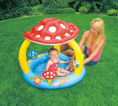 PISCINA TONDA GONFIABILE BABY FUNGO CM. 102x89H