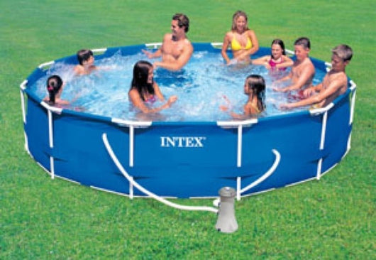 PISCINA FUORITERRA FRAME CON TELAIO TONDA INTEX CM. 305X76H CON POMPA